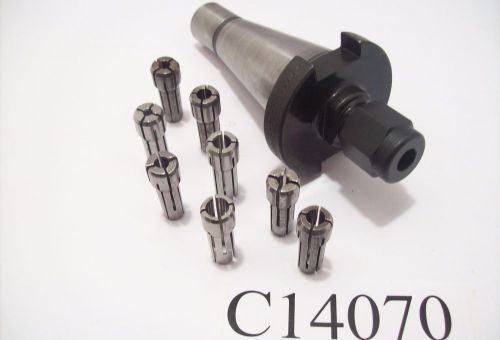 DA300 NMTB 30 QUICK CHANGE COLLET CHUCK W/ EIGHT DA 300 COLLETS LOT C14070