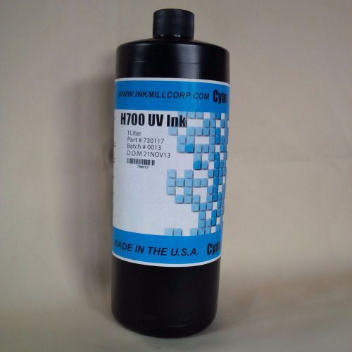 Rastek H700 Printer UV Ink - 1 ltr. CYAN (730117)