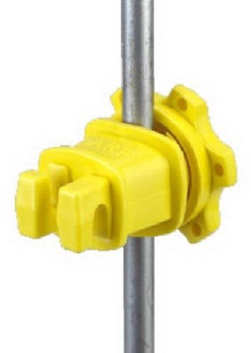 Dare, 50 Pack, Yellow, Post Insulator, Fits 1/4&#034; To 9/16&#034; Round Posts