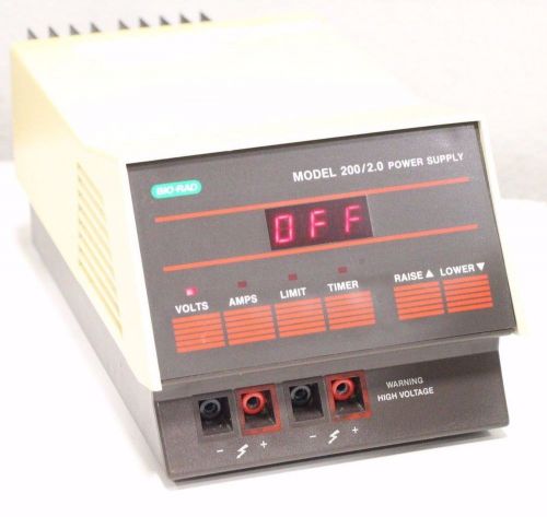 BIO-RAD Model 200 / 2.0 Electrophoresis Power Supply + Free Shipping!!!