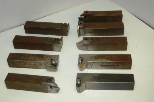 LOT OF 9 LATHE TOOL HOLDERS