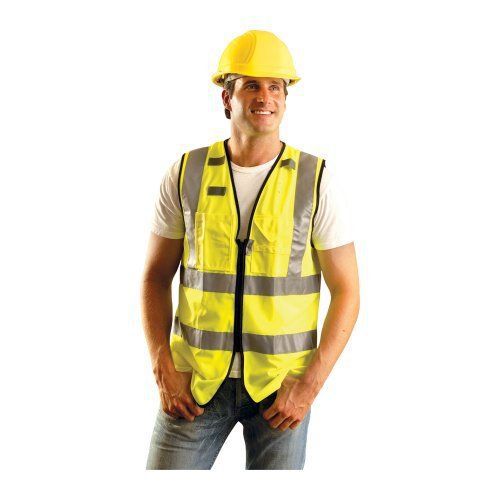 Occunomix occulux sleeveless vest w/zipper l yellow for sale