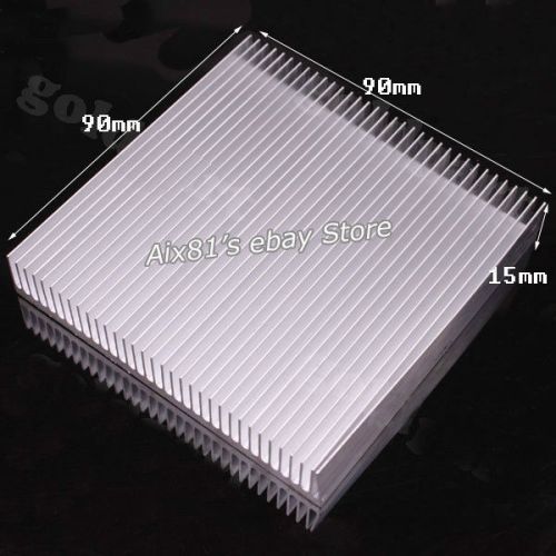 90x90x15mm Aluminum Heatsinks Heat Sink for LED Power IC Transistor