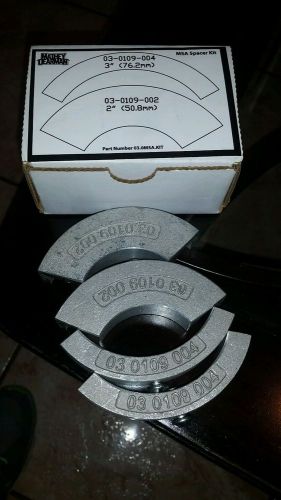 Mathey dearman  msa bevel machine  spacers  New 2&#034; and 3&#034;