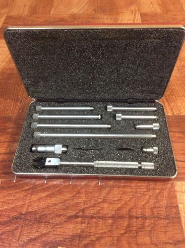 STARRETT TUBULAR ID INSIDE MICROMETER SET NO 823  #287