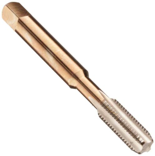 Dormer e071 high-speed steel straight flute tap, gold oxide finish, round shank for sale