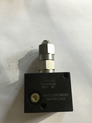 Vektek 70-4400-02 5000 PSI Pressure limiting Valve