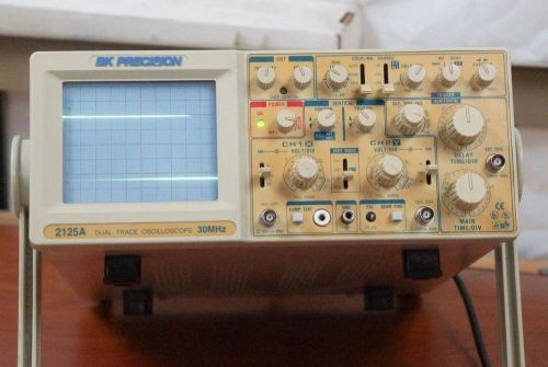 B&amp;K PRECISION 2125A 30MHZ DUAL TRACE OSCILLOSCOPE !!  L684