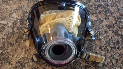 Scott large cbrn av-2000 full face respirator 804019-72 w/ kevlar head harness for sale