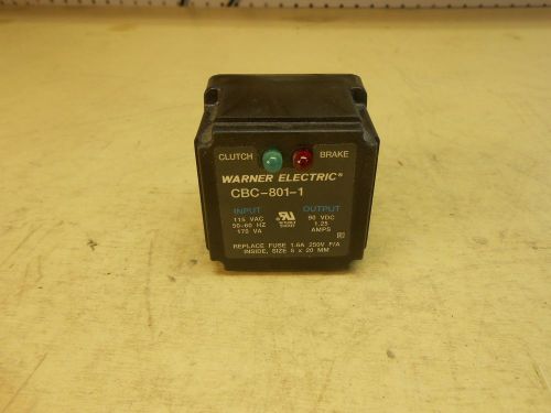 Warner Electric Clutch/Brake Control , CBC-801-1