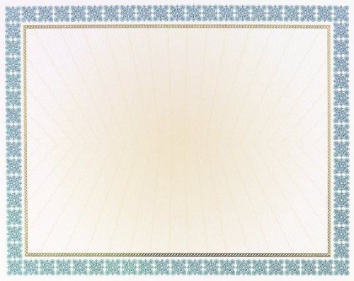 Great Papers! Westminster Blue Foil Certificate; 15 ct