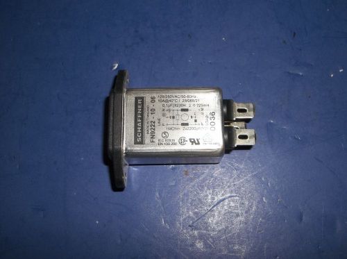 Schaffner FN9222-10-06 10A AC Power Line Filter TESTED