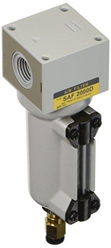 PneumaticPlus SAF2000M-N02BD-MEP Compressed Air Particulate Filter, 1/4&#034; Pipe