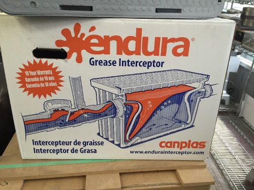 40 LB 20 GPM Canplas Endura Grease Trap Interceptor 2&#034; Connection PDI 3920A02