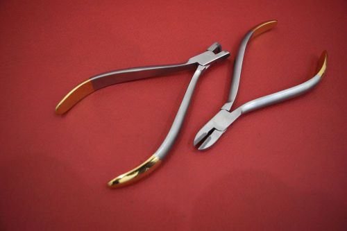 TC Hard wire and distal Cutter Plier lot 2 pieces  Orthodontic Instruments