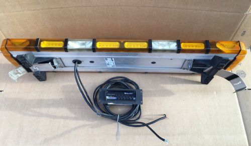 Whelen lfl liberty sx amber led lightbar 16 head + pccs9r controller for sale