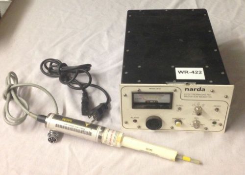 NARDA ELECTROMAGNETIC RADIATION MONITOR (MODEL 8618) w/ISOTROPIC PROBE (8621D)