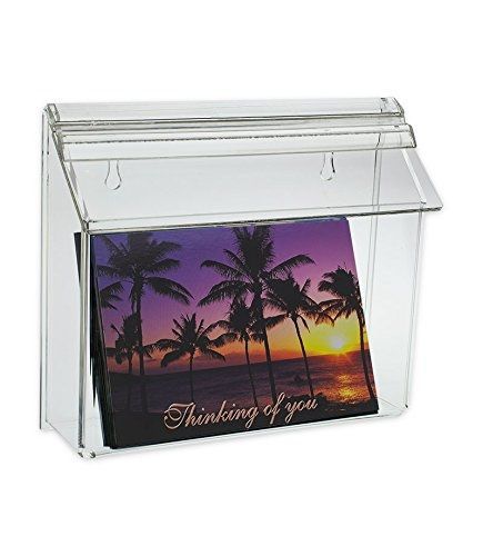 SourceOne Source One Wall Mount Postcard Holder Outdoor Style Brochure Holder