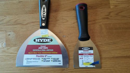 2 DRYWALL KNIFES HYDE