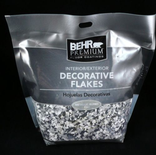 New Behr floor coatings decorative Flakes interior exterior metalic blend F-60