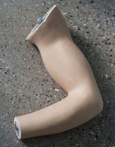 Vintage Men&#039;s Mannequin Arm Bicep Elbow Forearm Medium Skin Tan Parts Muscular