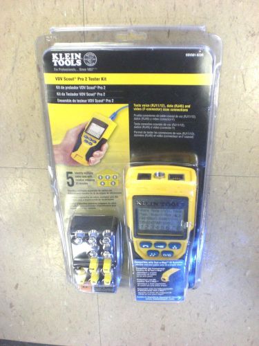 Klein Tools VDV501-823R VDV Scut Pro Tester Kit NIB LOOK!!!!!!