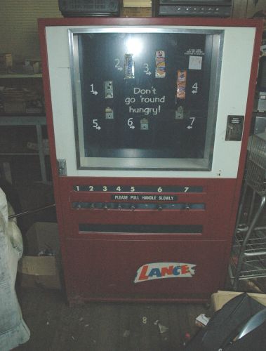 Antique Lance Cracker Candy Gum Vending Machine requires no power