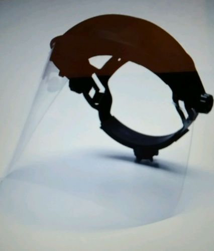 Pyramex Clear Polyethylene Faceshield PETG Shield 8&#034;x15&#034;/.040&#034; Thick ANSI S1010