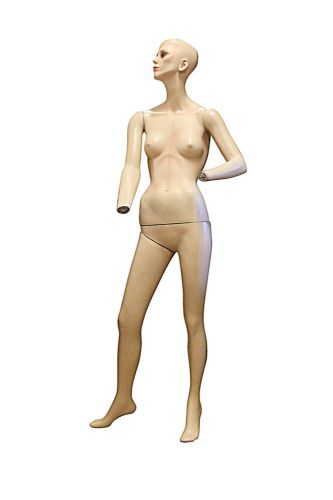 Retro female mannequin model, full body woman window display, vintage store for sale