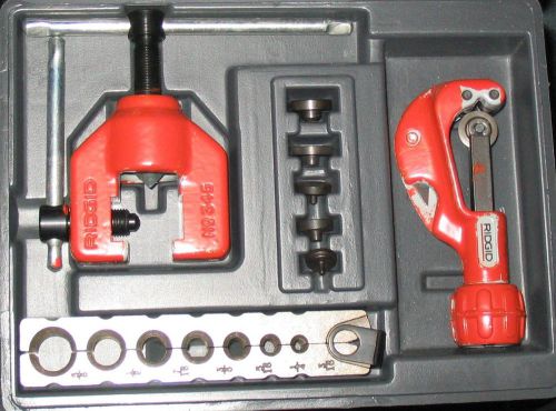 Ridgid 345dl tube flaring set with hard case for sale