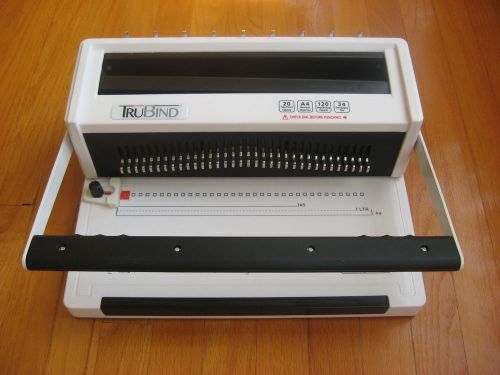 TruBind 3:1 Wire Binding Machine TB-W20A - Read Description