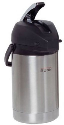 BUNN 32125.0000 2.5 Liter Lever-Action Airpot, Stainless Steel