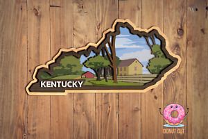 Kentucky American States SVG Laser cut files for Glowforge, Cricut, Multi-layer