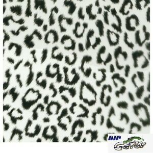 Water Transfer Dip Hydrographic Hydro Film 0.5x2m WHITE TIGER leopard skin PR