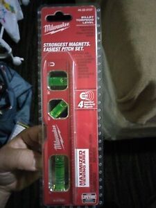 MILWAUKEE AMPLIFIED RARE EARTH MAGNETS COMPACT BILLET ALUMINUM TORPEDO LEVEL