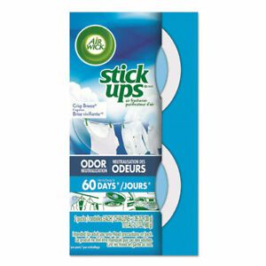 Air Wick Stick Ups Car Air Freshener, 2.1oz, Crisp Breeze (RAC85823)