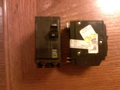 Square d 40 amp single pole circuit breakers for sale