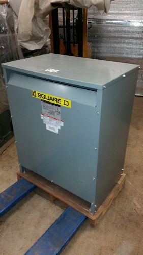 Square d ee75t3h sorgel transformer 3-phase 75 kva 480v 208y/120v indoor type 2 for sale