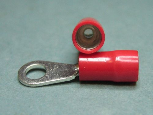 50 - pieces hollingsworth #6 screw 22-16 gauge crimp ring terminal for sale