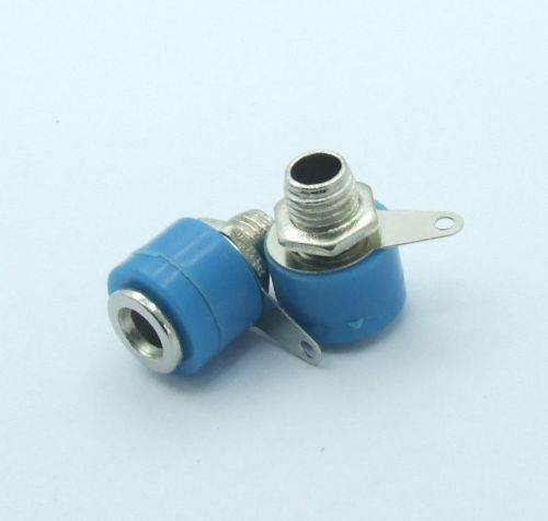 40pcs blue 4mm banana socket for binding post test instrument power test probes for sale
