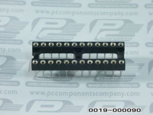 25-PCS CONN DIP SOCKET SKT 24 POS 2.54MM SOLDER ST THRU-HOLE  110-93-324-41-001