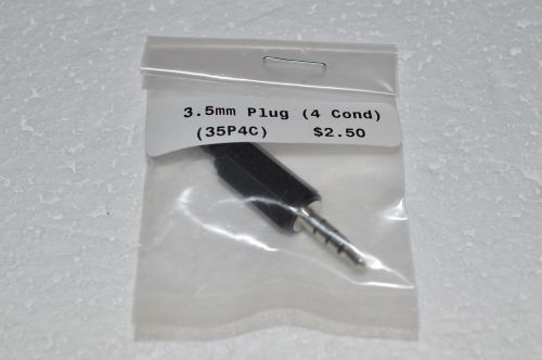 3.5mm  plug  - 4 conductor (#35p4c) for sale