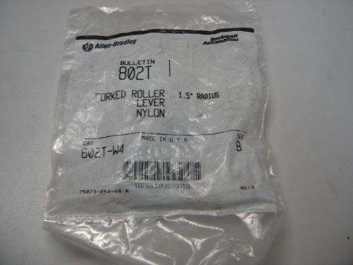 Allen bradley 802t-w4 forked nylon roller lever arm 1.5&#034; radius series b nib for sale