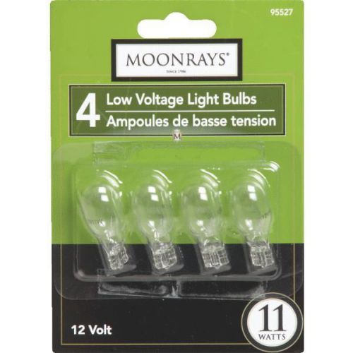 Woods Ind. 95527 Landscape Low Voltage Light Bulb-11W 4PK CLEAR BULB