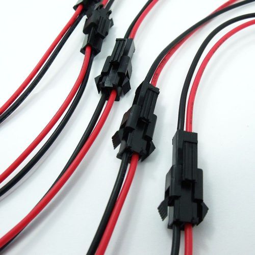 Free ship 5set micro 2pin wire male &amp; female connector plug with cables for diy for sale