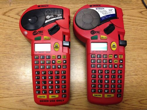 Set Of 2 BRADY ID PAL LABEL PRINTER Low Price Please Read Description