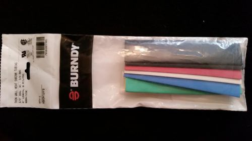 *new* burndy thin wall heat shrink tubing  3/4&#034; dia.  6&#034; length    hsm34t6pf8 for sale