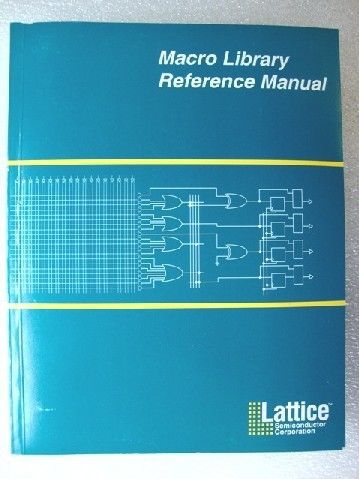 LATTICE MACRO LIBRARY REFERENCE MANUAL