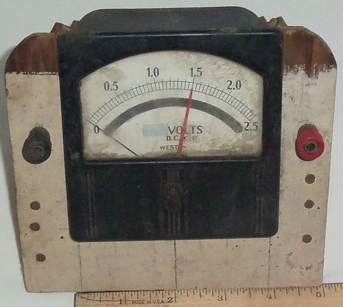 Vintage Weston Volts D.C.X 10 Model 141, Meter