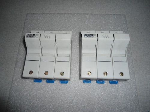 Ferraz shawmut ultrasafe 600v 30a fuse holder us3j3 j214460 for sale